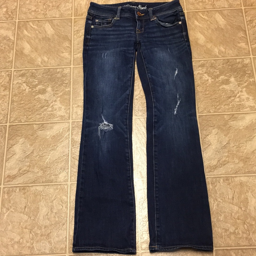 American Eagle Distressed Slim Boot